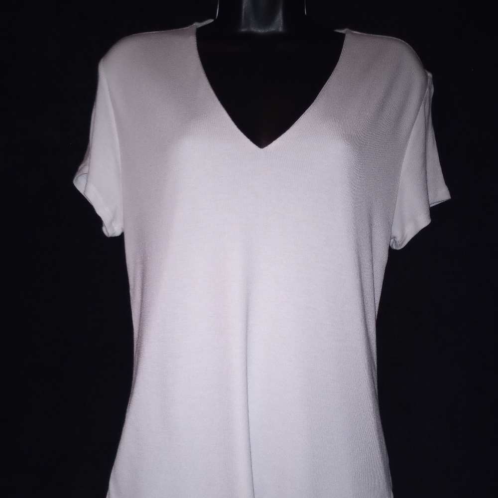 I.N.C International Concepts Ribbed V-Neck Top